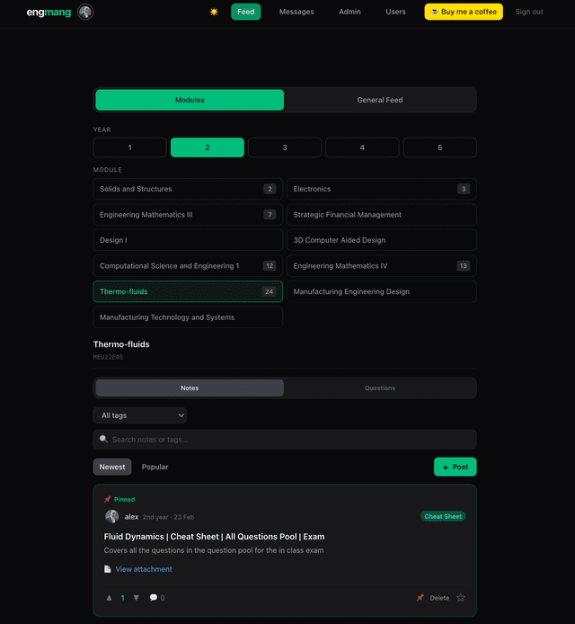 EngMang screenshot 2