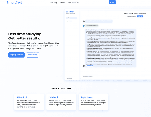 SmartCert screenshot
