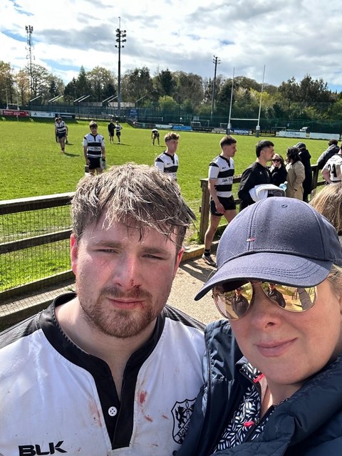 Post-match at Old Belvedere